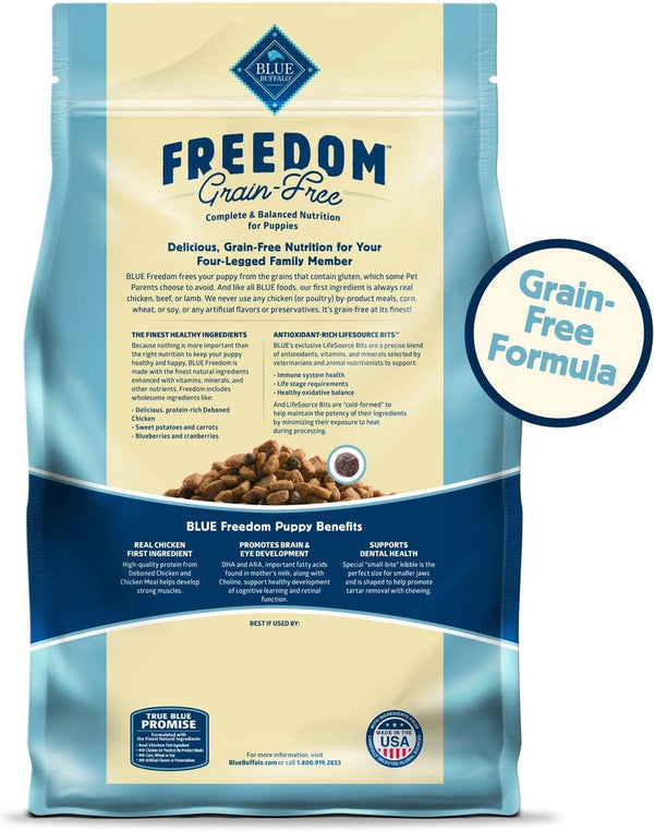 Blue Buffalo BLUE Freedom Chicken Puppy Grain-Free Dry Dog Food