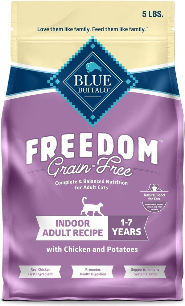 Blue Buffalo BLUE Freedom Indoor Adult Chicken Grain-Free Dry Cat Food