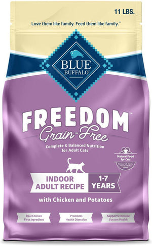 Blue Buffalo BLUE Freedom Indoor Adult Chicken Grain-Free Dry Cat Food