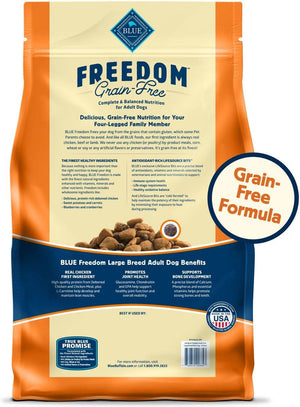 Blue Buffalo BLUE Freedom Chicken Large Breed Adult Grain-Free Dry Dog Food, 24-lb