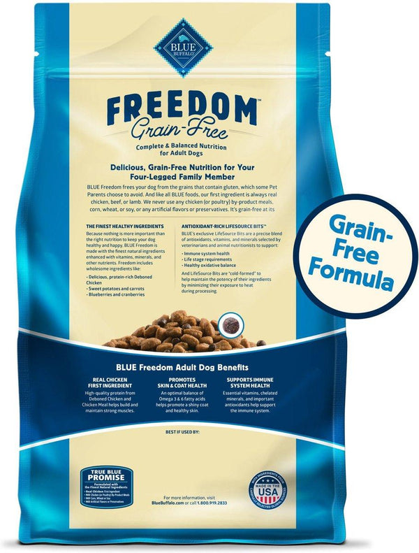 Blue Buffalo BLUE Freedom Chicken Adult Grain-Free Dry Dog Food