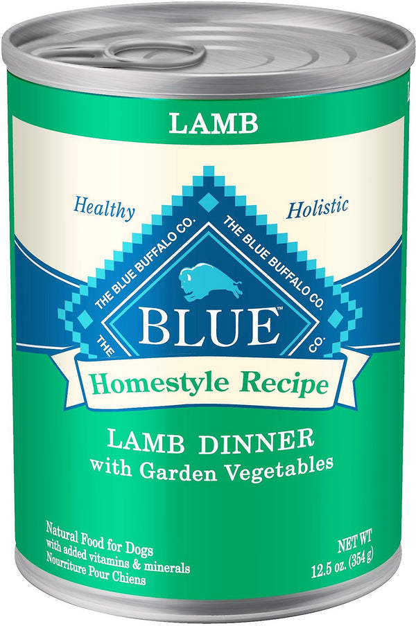 Blue Buffalo Homestyle Recipe Lamb Dinner with Garden Vegetables Wet Dog Food Can
