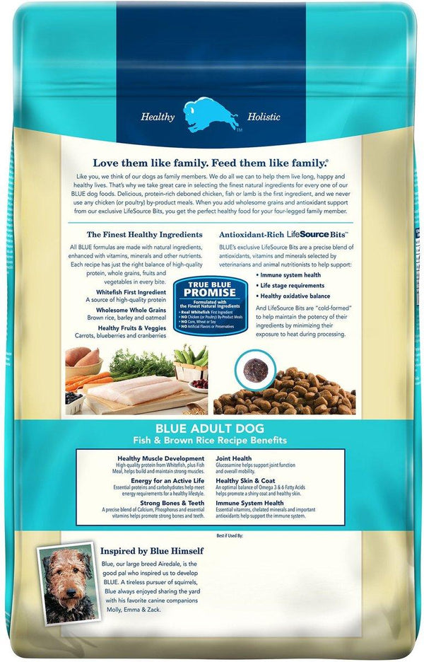 Blue Buffalo BLUE Life Protection Formula Adult Fish & Brown Rice Dry Dog Food
