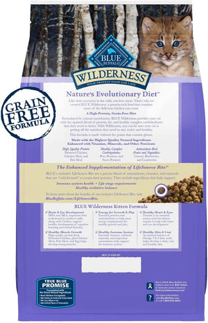 Blue Buffalo BLUE Wilderness High-Protein with Chicken Kitten Grain-Free Dry Cat Food