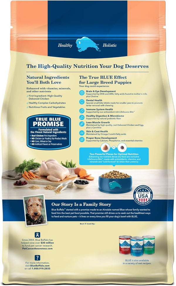 Blue Buffalo BLUE Life Protection Formula Large Breed Puppy Chicken & Brown Rice Dry Dog Food