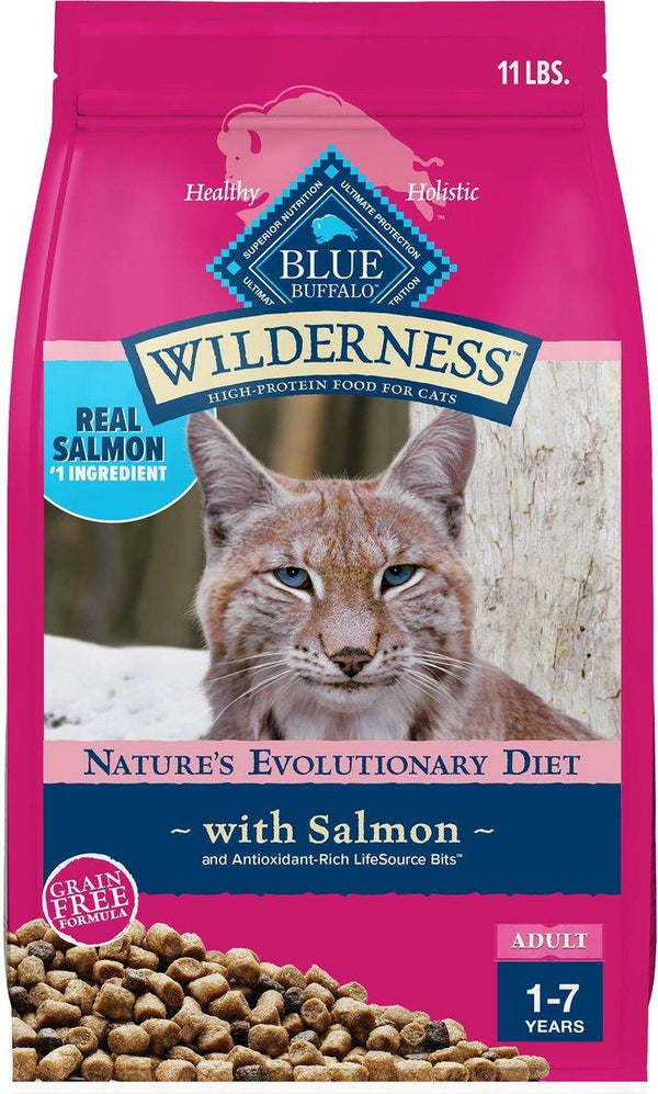 Blue Buffalo BLUE Wilderness High-Protein with Salmon Grain-Free Dry Cat Food