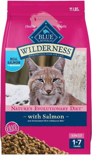 Blue Buffalo BLUE Wilderness High-Protein with Salmon Grain-Free Dry Cat Food