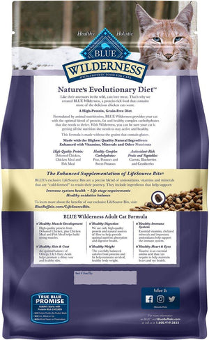 Blue Buffalo BLUE Wilderness High-Protein with Chicken Grain-Free Dry Cat Food