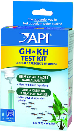 API GH & KH General & Carbonate Hardness Freshwater Aquarium Test Kit