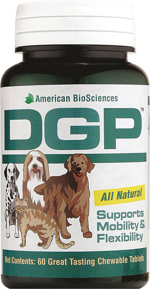 American BioSciences DGP All Natural Support Mobility & Flexibility Supplement for Dogs & Cats, 60-count