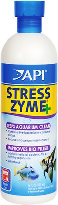 API Stress Zyme Freshwater & Saltwater Aquarium Water Cleaner