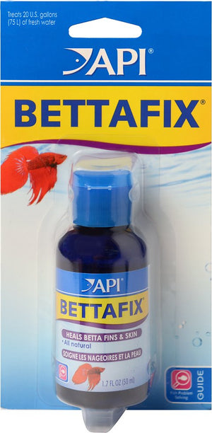 API Bettafix Antibacterial & Antifungal Betta Fish Infection Remedy, 1.7-oz bottle