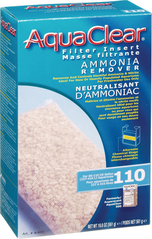 AquaClear Ammonia Remover Filter Insert, Size 110