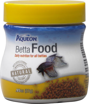 Aqueon Betta Fish Food, .95-oz jar