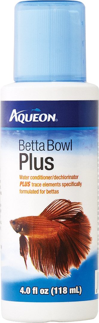 Aqueon Betta Bowl Plus Water Conditioner, 4-oz bottle