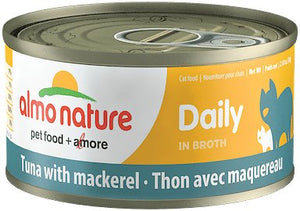 Almo Nature Daily Tuna with Mackerel in Broth Grain-Free Wet Cat Food