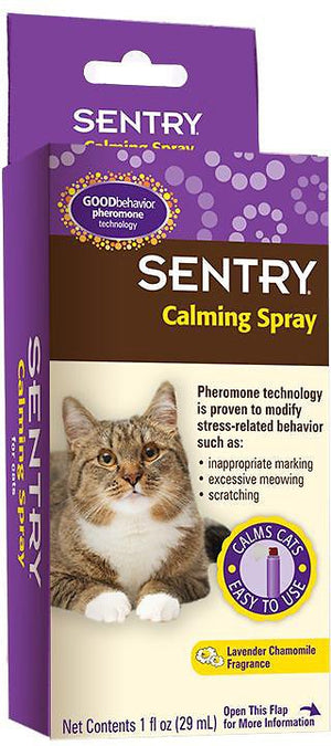 Sentry Calming Cat Spray, 1-oz bottle
