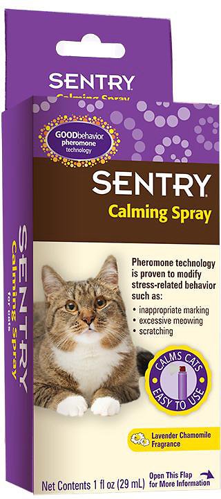 Sentry Calming Cat Spray, 1-oz bottle
