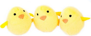 ZippyPaws Burrow Squeaky Hide and Seek Plush Dog Toy, Chicken Hut