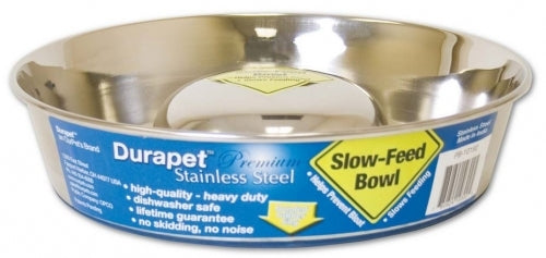 OurPets Durapet Slow Feed Bowl, Small 2 cups, 1.97'' H x 7.58'' W