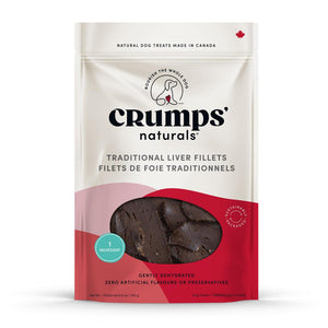 Crumps' Naturals Gâteries traditionnelles pour chiens 100 % filets de foie de bœuf