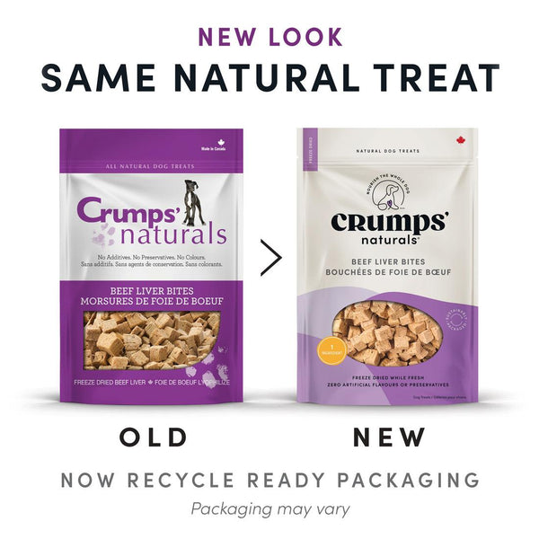 Crumps' Naturals Beef Liver Bites Dog Treats