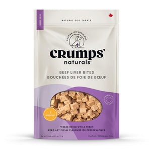 Gâteries Crumps' Naturals boeuf Liver Bites pour chiens