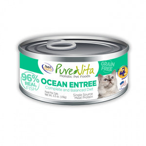 PureVita Grain Free 96% Real Oceanfish Entree Canned Cat Food
