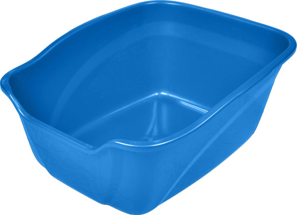 Bac à litière pour chat Van Ness High Sides, bleu