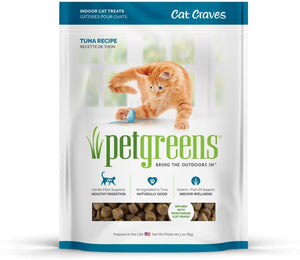 Pet Greens Cat Craves Friandises semi-humides au thon des grands fonds, 3 oz
