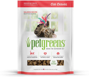 Pet Greens Cat Craves Friandises Semi-Humides au Saumon Savoureux pour Chats, 3 oz