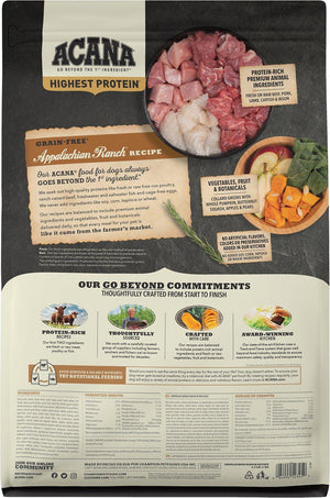 ACANA Regionals Appalachian Ranch Grain-Free Dry Dog Food