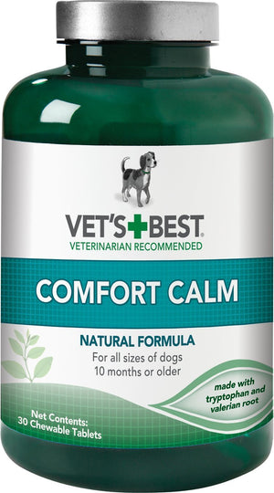 Vet's Best Comfort Calm Dog Supplement, 30 count