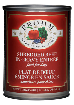 La nourriture Fromm Four-Star Nutritionals Plat de boeuf émincé en sauce pour chiens