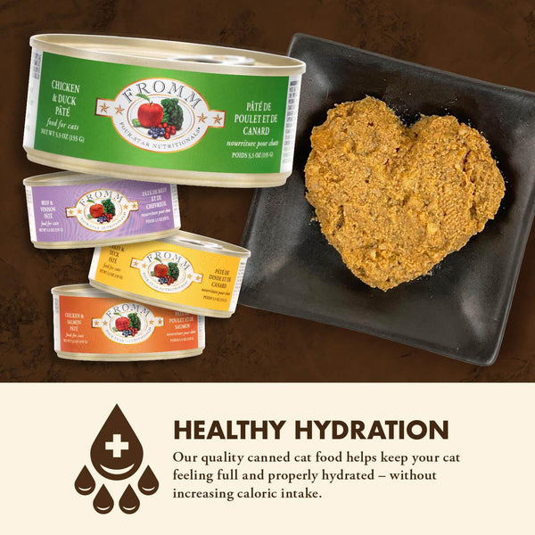 Fromm Four-Star Nutritionals Chicken & Duck Pate Wet Cat Food Can