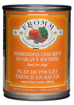 La nourriture Fromm Four-Star Nutritionals Plat de poulet émincé en sauce pour chiens