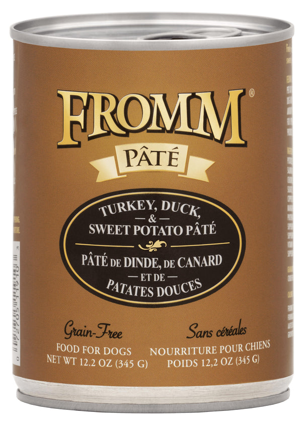 Fromm Turkey, Duck & Sweet Potato Pate Canned Dog Food