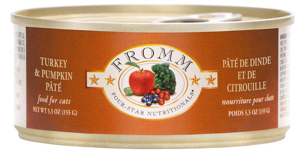 Fromm Four-Star Nutritionals Turkey & Pumpkin Pate Canned Cat Food