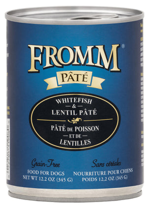 Fromm Whitefish & Lentil Pate Canned Dog Food