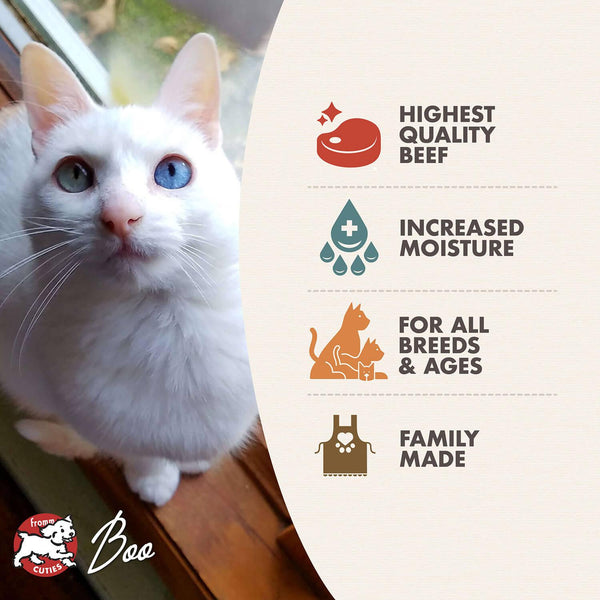 Fromm Four-Star Nutritionals Beef Pate Wet Cat Food Can