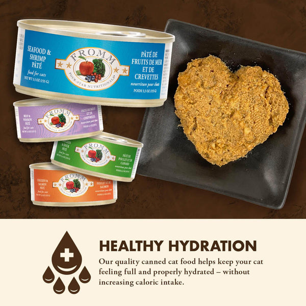 Fromm Four-Star Nutritionals Nourriture en conserve pour chat aux fruits de mer et aux crevettes