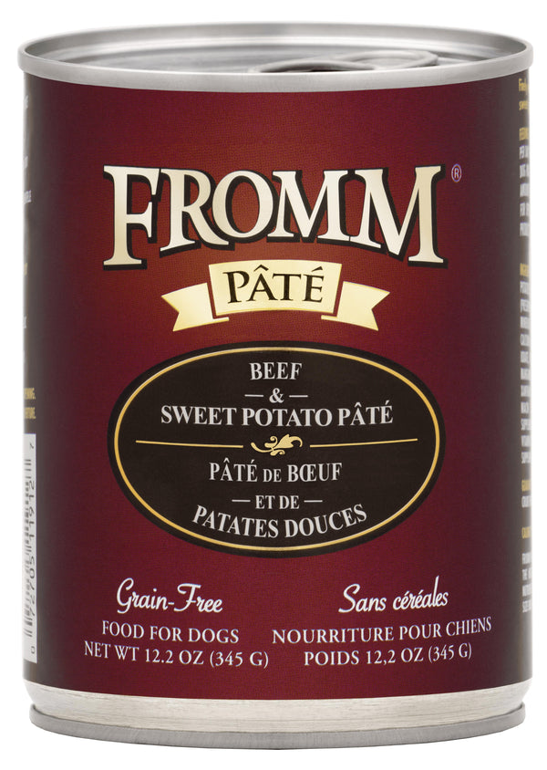 Fromm Beef & Sweet Potato Pate Canned Dog Food