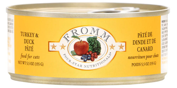 Fromm Four-Star Nutritionals Nourriture pour chat en conserve à la dinde et au canard