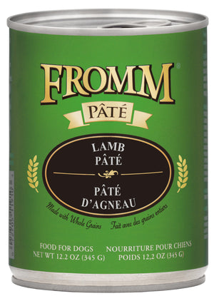 La nourriture Fromm Pâté d'agneau pour chiens