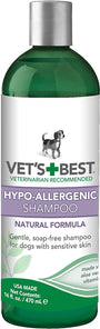 Vet's Best Shampooing hypoallergénique pour chiens, flacon de 16 oz