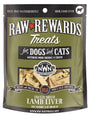 Northwest Naturals Raw Rewards Lamb Liver Freeze-Dried Dog & Cats Treats, 3-oz