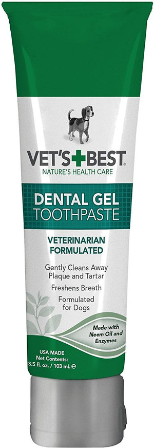 Vet's Best Dental Gel Toothpaste for Dogs, 3.5-oz bottle
