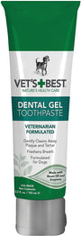 Vet's Best Gel dentaire dentifrice pour chiens, flacon de 3,5 oz