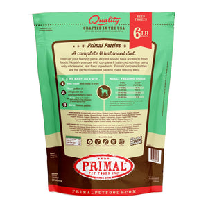 Primal Chicken Formula Patties Raw Frozen Dog Food, 6-lb
