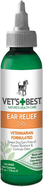 Vet's Best Ear Relief Dry for Dogs, 4-oz bottle